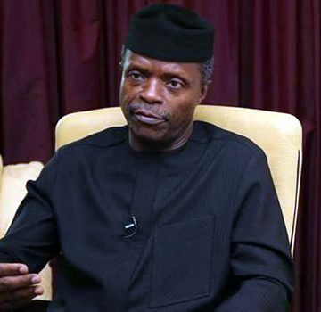 Acting President, Prof. Yemi Osinbajo