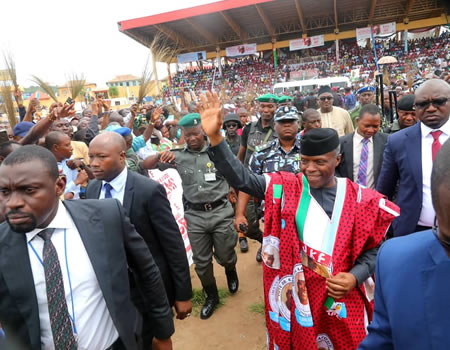 Image result for Osinbajo predicts victory for APC in presidential election